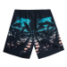 Chlapčenské plavky 4F JUNIOR BOARD SHORTS M021-90A-MULTICOLOUR ALLOVER