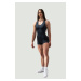 NEBBIA - Športový overal krátky GYM RAT 287 (black) - NEBBIA