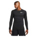 Nike NP TOP WARM LS CREW Pánske tréningové tričko s dlhým rukávom, čierna, veľkosť
