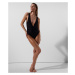 Plavky Karl Lagerfeld Karl Dna Deep V Swimsuit Black7