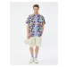 Koton Cargo Shorts with Pockets and Buttons Cotton