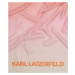 Šál Karl Lagerfeld K/Essential Gradient Scarf Fialová