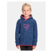 Children's fleece hoodie Kilpi FLOND-JG Dark blue