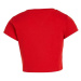Detské tričko Tommy Hilfiger červená farba