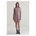 ŠATY GANT SUPERFINE LAMBSWOOL DRESS DUSTY PINK