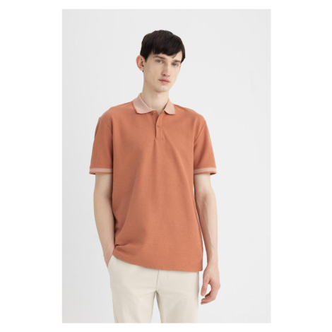 DEFACTO New Regular Fit Short Sleeve Polo Basic T-Shirt