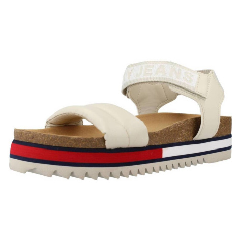 Tommy Jeans  FLAG OUTSOLE  Sandále Béžová Tommy Hilfiger