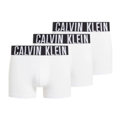 Pánske boxerky CALVIN KLEIN TRUNK 3PK-WHITE, WHITE, WHITE