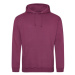 Just Hoods Unisex mikina s kapucňou JH001 Plum