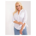 White women's plus shirt with 3/4 sleeves