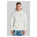 MIKINA GANT EMBOSSED SWEAT HOODIE biela