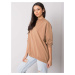 BÉŽOVÁ OVERSIZED MIKINA RV-BL-5185.73P-BEIGE