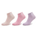 4F Súprava 3 párov detských členkových ponožiek 4FJWSS24USOCF249 Farebná