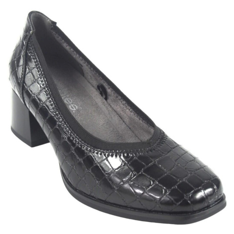Amarpies  Zapato señora  25381 amd negro  Univerzálna športová obuv Čierna