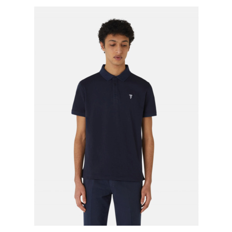 Polokošeľa Trussardi T-Shirt Polo Cotton Piquet Modrá