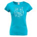 Dámské tričko s potlačou tigra - tričko pre milovníkov zvierat