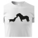 Detské tričko s potlačou koňa a psa - skvelý darček pre milovníkov zvierat
