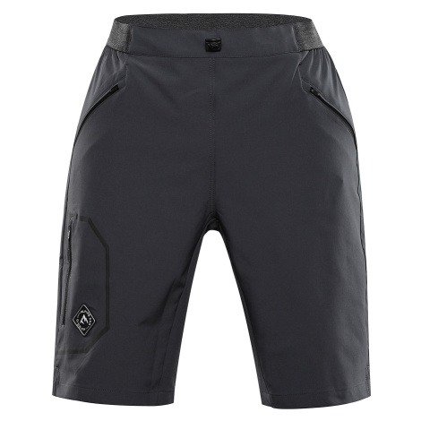 Men's outdoor shorts ALPINE PRO ZAMB dk.true gray