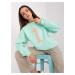 Mint hoodie with insulation