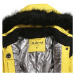 Willard YALA Dámska lyžiarska zimná bunda, žltá, veľkosť
