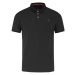 Pánske polo tričko s krátkym rukávom VOLCANO O-TEXO-700M-BLACK MEL