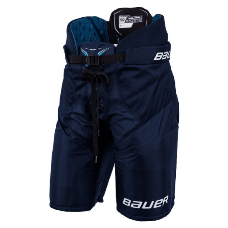 Bauer X PANT SR Hokejové nohavice, tmavo modrá, veľkosť