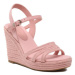 Tommy Hilfiger Espadrilky Essential Wedge Sandal FW0FW07159 Ružová