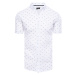 Dstreet Men's White Short Sleeve Shirt