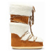 Dámske vysoké zimné topánky MOON BOOT Icon Shearling whisky off white