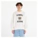 TOMMY JEANS Boxy Luxe Crew Neck optic white