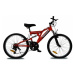 Olpran MAGIC 24 červená - Detský celoodpružený bicykel