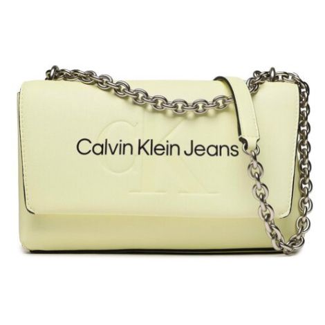 Calvin Klein Jeans Kabelka Sculpted Ew Flap Conv25 Mono K60K607198 Žltá