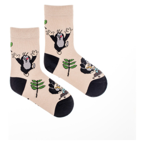 Detské ponožky Krtek hnedý Fusakle