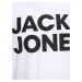 Jack & Jones Plus Tričko  čierna / biela