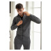 51357 Dewberry Plus Size Mens Tracksuit Set-ANTHRACITE