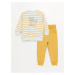 LC Waikiki Crew Neck Long Sleeve Baby Boy Sweatshirt and Trousers 2-Piece Set