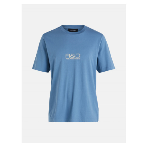 Tričko Peak Performance M R&D Scale Print T-Shirt Modrá