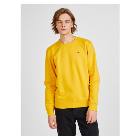 Yellow Mens Sweatshirt Tommy Jeans - Men Tommy Hilfiger