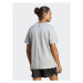 Adidas Tričko Essentials Single Jersey Big Logo T-Shirt IC9350 Sivá Regular Fit
