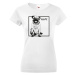 Dámské tričko pre milovníkov zvierat -  Mops