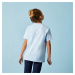 Detské bavlnené tričko unisex bledomodré