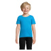 SOĽS Pioneer Kids Detské tričko SL03578 Aqua