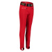 Dámske softshellové lyžiarske nohavice Nordblanc Skintight červené NBFPL7562_CVA