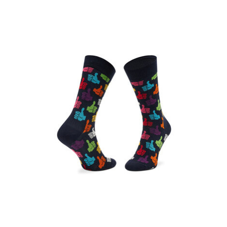 Happy Socks Ponožky Vysoké Unisex THU01-6550 Tmavomodrá