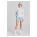 MIKINA GANT REG TONAL SHIELD C-NECK SWEAT PALE GREY MELANGE