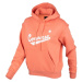 Converse SCRIPTED LOGO FLEECE HOODIE Dámska mikina, oranžová, veľkosť