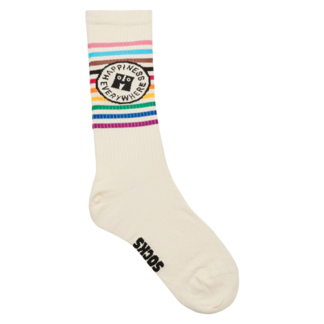 Happy socks  PRIDE HAPPINESS  Vysoké ponožky Biela