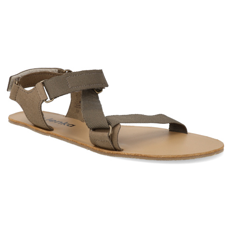 Barefoot sandály Be Lenka - Flexi Olive Green zelené