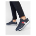 Tommy Jeans Sneakersy Retro Leather Runner EM0EM01081 Tmavomodrá