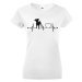 Dámské tričko pre milovníkov zvierat -  Jack Russell teriér tep